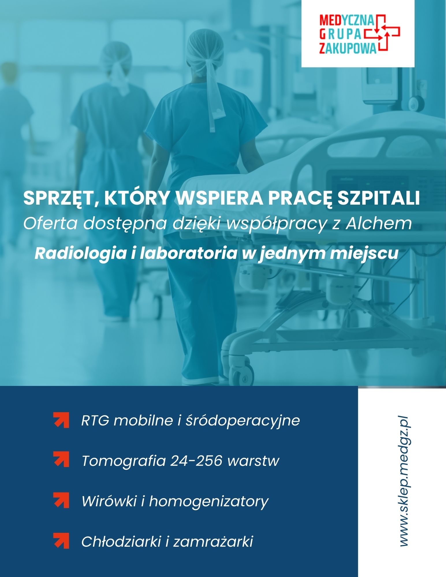 Sprzęt, który wspiera pracę szpitali - oferta dostępna dzięki współpracy z Alchem